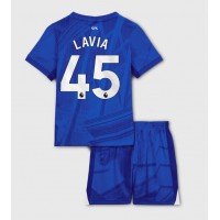 Chelsea Romeo Lavia #45 Fotballklær Hjemmedraktsett Barn 2025-26 Kortermet (+ korte bukser)